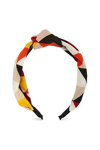 Forever21 Geo Print Twist-front Headband