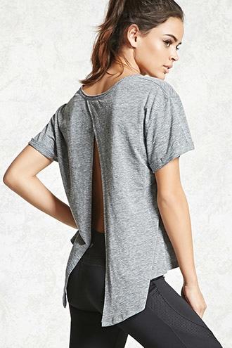 Forever21 Active Split-back Top