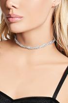 Forever21 Faux Crystal Twisted Choker