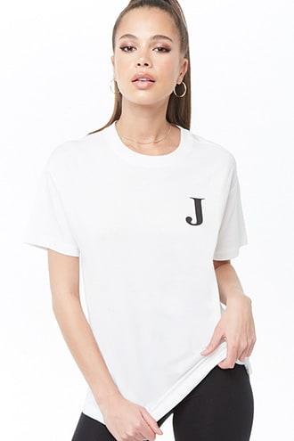 Forever21 J Graphic Tee