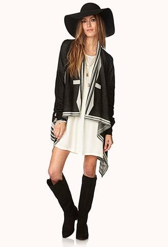 Forever21 Southwest Bound Draped Cardigan