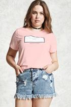 Forever21 Plus Size Fashionably Late Tee