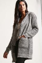 Forever21 Woven Heart Draped Cardigan