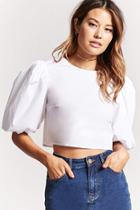 Forever21 Puff-sleeve Top