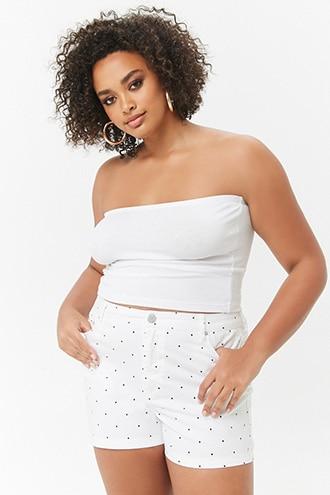 Forever21 Plus Size Polka Dot Shorts