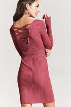 Forever21 Crisscross-back Sweater Dress