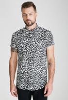 Forever21 Leopard Print Button-down Shirt