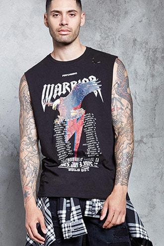 Forever21 Warrior Tour Muscle Tee