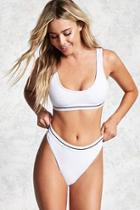 Forever21 Mesh High-waist Bikini Bottoms