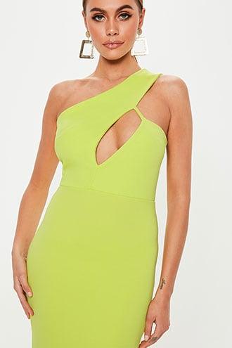 Forever21 Missguided One-shoulder Midi Dress