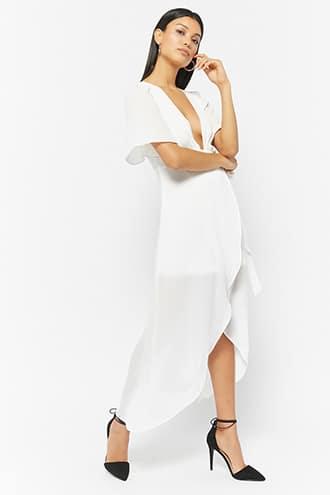Forever21 Textured High-low Dress