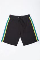 Forever21 Multicolor Striped-trim Shorts