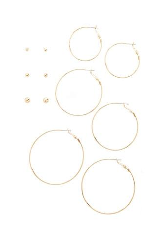 Forever21 Hoops And Stud Earring Set