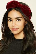 Forever21 Velvet Bow Headwrap