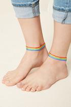 Forever21 Rainbow Anklet Set