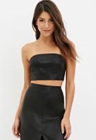 Forever21 Faux Leather Tube Top