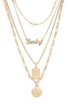 Forever21 Pendant Layered Necklace Set