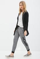 Forever21 Love Graphic Marled Sweatpants