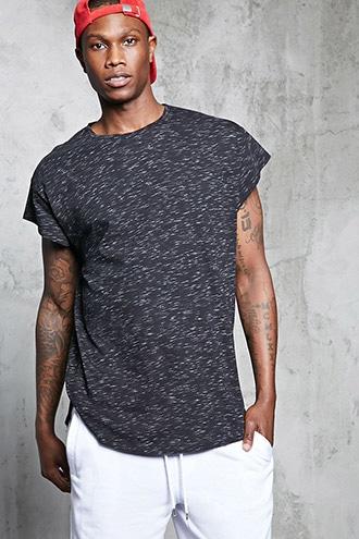 Forever21 Marled Knit Muscle Tee