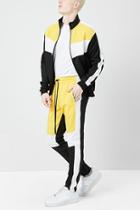 Forever21 Victorious Colorblock Track Jacket & Zip-ankle Pants Set