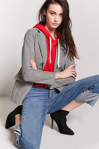 Forever21 Glen Plaid Blazer