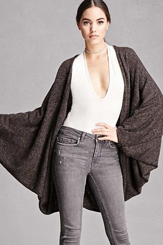 Forever21 Dolman Cocoon Cardigan