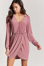 Forever21 Surplice Mock Wrap Dress