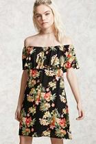Forever21 Off-the-shoulder Floral Dress