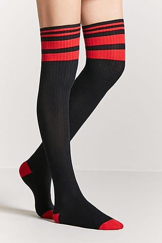 Forever21 Varsity Stripe Over-the-knee Socks