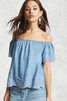 Forever21 Scalloped Off-the-shoulder Top