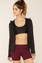 Forever21 Women's  Active Stretch-knit Hoodie