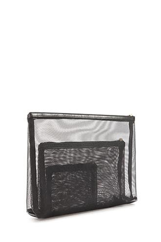 Forever21 Sheer Mesh Pouch Set
