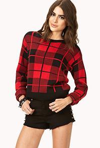 Forever21 Standout Plaid Sweater