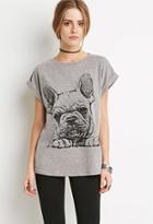 Forever21 French Bulldog Graphic Tee