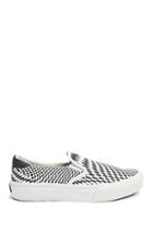 Forever21 Men Straye Checkered Slip-ons