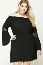 Forever21 Plus Size Crochet Trim Dress