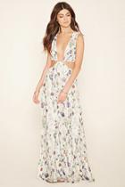 Forever21 Women's  Oh My Love Cutout Maxi Dress