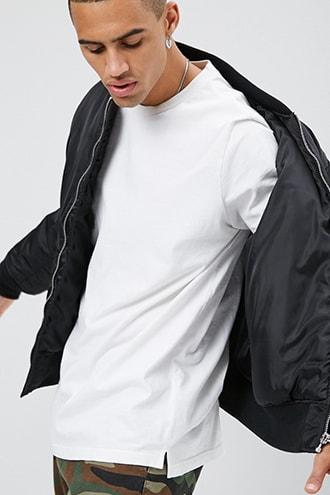 Forever21 Split High-low Hem Tee
