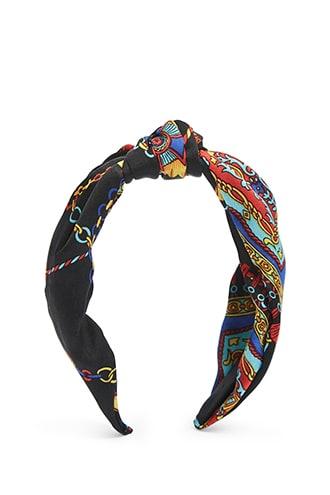 Forever21 Baroque Scarf Print Headband