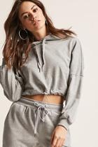 Forever21 Noisy May Cropped Drawstring Hoodie