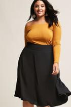 Forever21 Plus Size Unique Vintage Woven Skirt