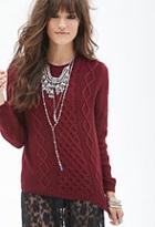 Forever21 Crew Neck Fisherman Sweater
