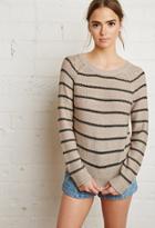 Forever21 Stripe Textured Sweater