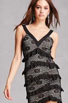 Forever21 Tiered Ruffle Lace Dress