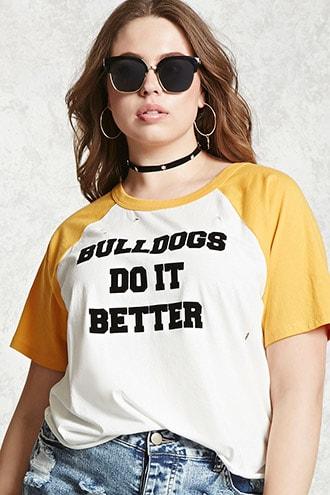 Forever21 Plus Size Bulldogs Tee