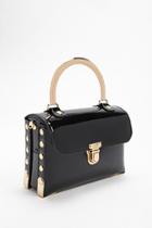 Forever21 Faux Patent Leather Boxy Satchel