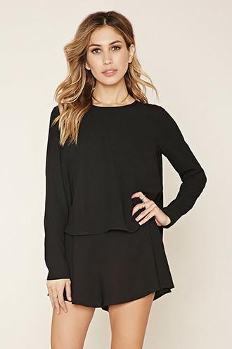 Forever21 Women's  Black The Fifth Label Mineral Romper