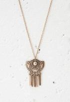 Forever21 Matchstick-fringed Pendant Necklace