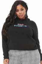 Forever21 Plus Size Bad Habits Graphic Hoodie
