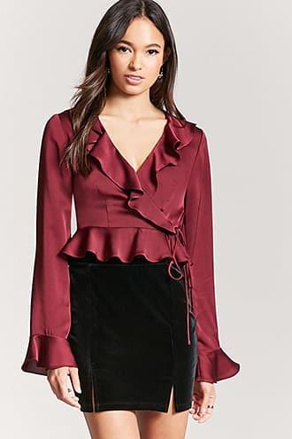Forever21 Velvet M-slit Mini Skirt